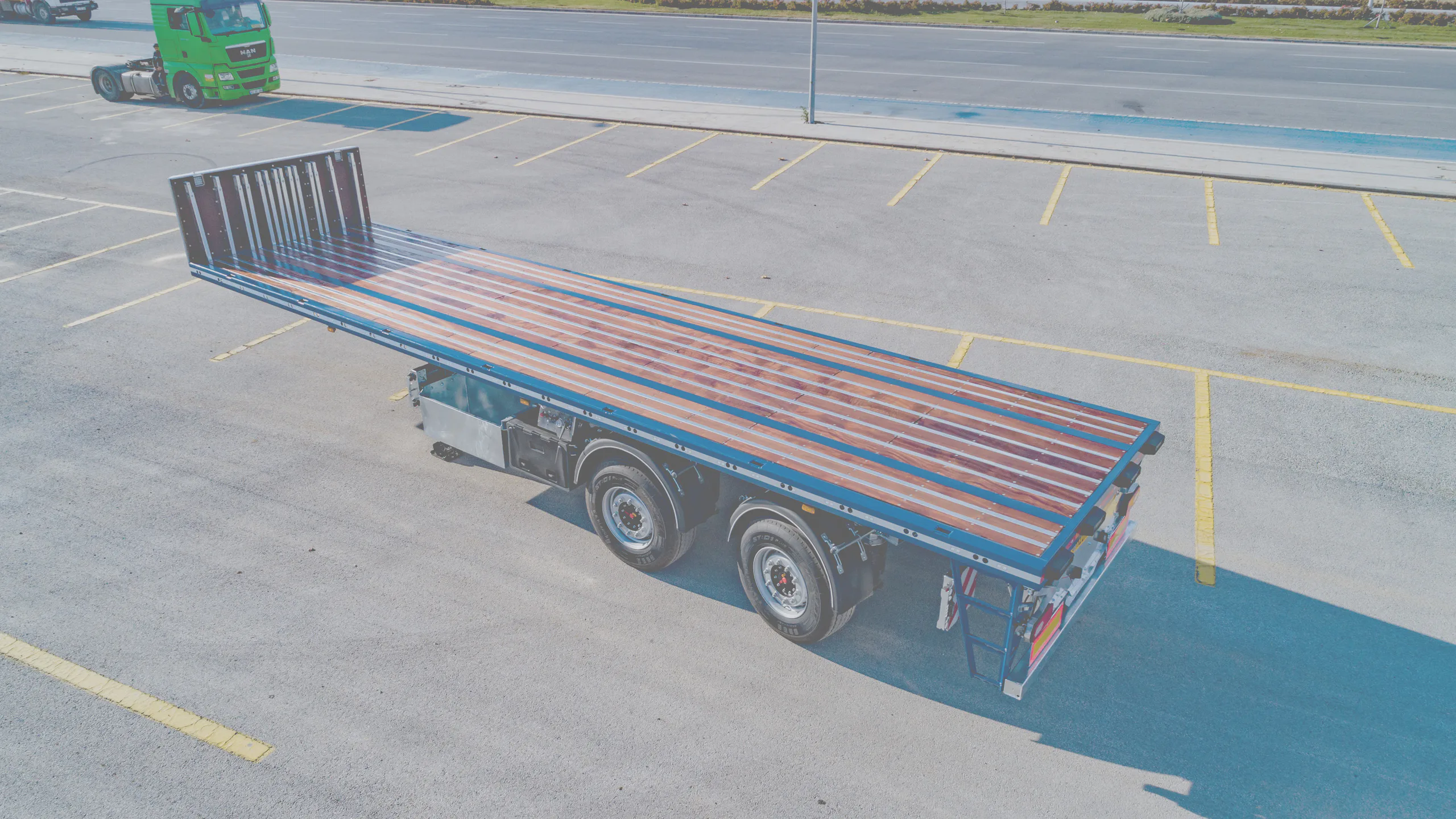 Mechanical Steering Flatbed Trailers for Tight Site Manoeuvring — STU Trailers
